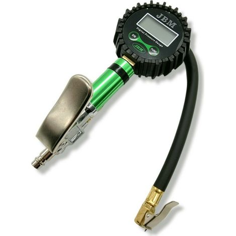 MANOMETRO DIGITALE PRESSIONE GOMME PISTOLA GONFIAGGIO PNEUMATICI 200 PSI LCD