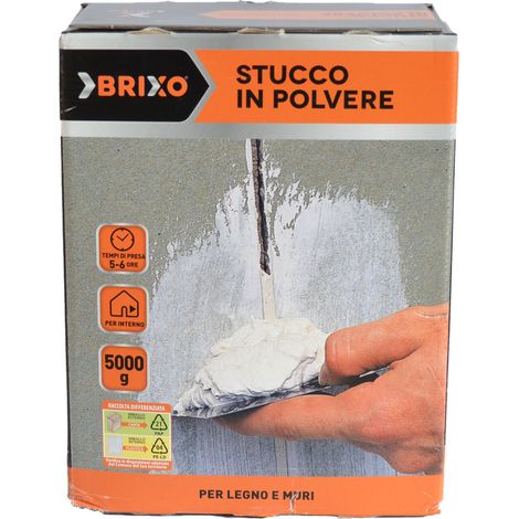 STUCCO IN POLVERE PER LEGNO E MURI BRIXO IN POLVERE KG.5 (1/2)