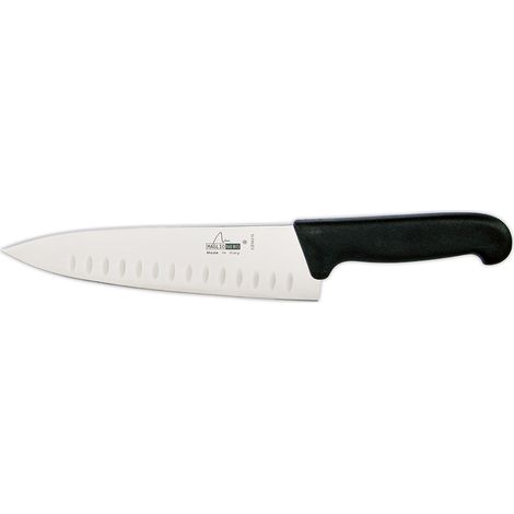 Couteau de cuisine en inox 21 cm bord cannelé MAGLIO NERO