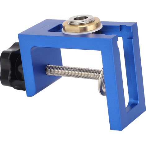 Kit gabarit perçage trous poche en aluminium, calibreur foret pour chevilles bois réglable, poinçon repère meuble armoire (1/5)