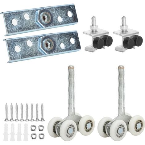 de 3 roulettes de 40 mm pour rail de porte coulissante (1/5)