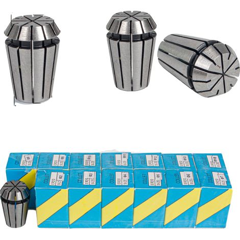 Juego de pinzas CNC ER20, tolerancia de precisión de 0,015 mm, material de acero de alta resistencia, 14 piezas, rango de tamaño de 1 mm a 13 mm, compatible con portaherramientas estándar. (1/5)