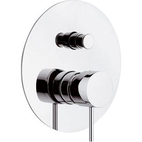 Miscelatore incasso vasca o doccia con deviatore cromato - Serie X Style (1/3)