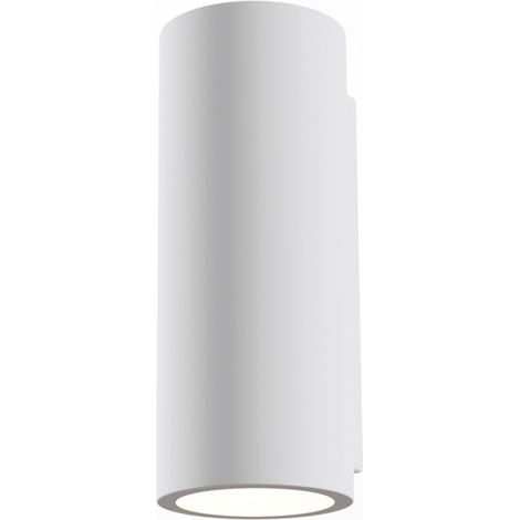 Applique Da Parete Moderno Parma Pietra - Cemento - Gesso Bianco 2 Luci Gu10 5W (1/4)
