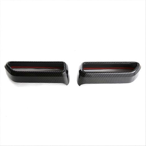 2 Stück Lüftungsgitter für die Armaturentafel der Klimaanlage, Innenraum-Luftauslassgitter, Auto-Ersatzteil, schwarze Ausführung, Doppelset (1/5)