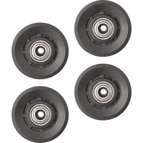 YMYNY 4er-Set Universal-Rollenlager für Kabelzugmaschinen, Zusatzausrüstung für Garagentore (90 mm) (1/5)