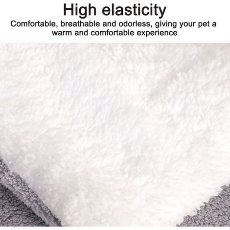 Couverture Chaude Pour Animaux - Flanelle Et Laine De Mouton - Usage Intérieur Extérieur - Pour Chien Chat - 1 Pièce (1/5)