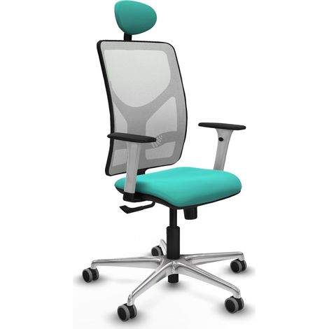 Chaise de bureau piqueras y crespo Motilla blanc soutien lombaire réglable (1/2)