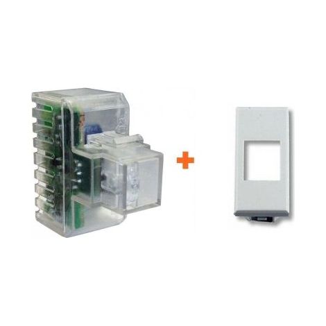 Fanton lampada notturna segna passo led compatibile Bticino Axolute bianca - 82883-BA