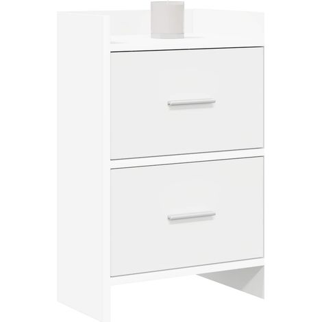 Maison Exclusive - Comodini Bianco 40 x 30 x 60 cm Legno ingegnerizzato (1/5)