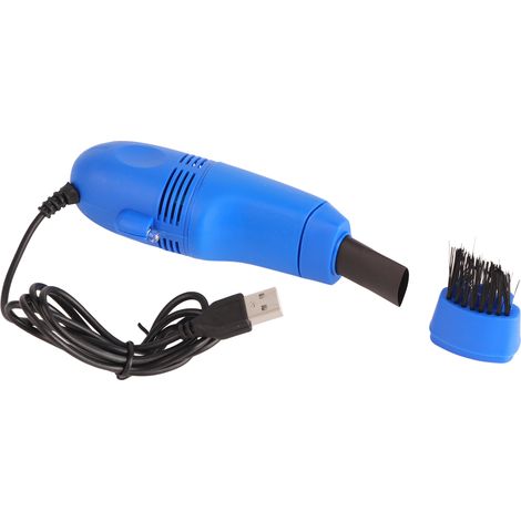 Aspirateur à Poussière d'Ongles Mini, Collecteur de Poussière à Pression Négative pour Manucure, Portable et Silencieux - Bleu (1/5)