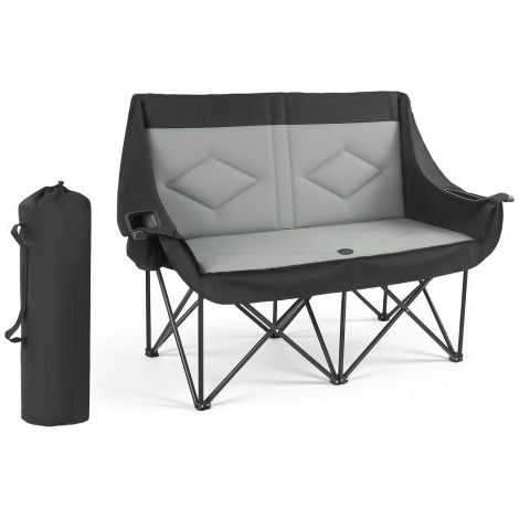 Chaise de Camping Pliante Double Fauteuil Pliable Camping pour 2 (1/5)