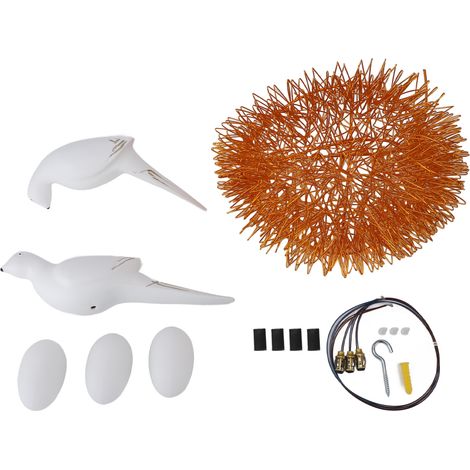 Applique murale LED forme maison à oiseaux, abat-jour acrylique, déco moderne avec socle G4, pour chambre salon couloir (1/5)