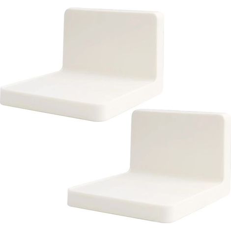 KLVGTIFS PU - Ensemble de rangement double couche adhésif pour salle de bain, petit rangement mural (1/4)