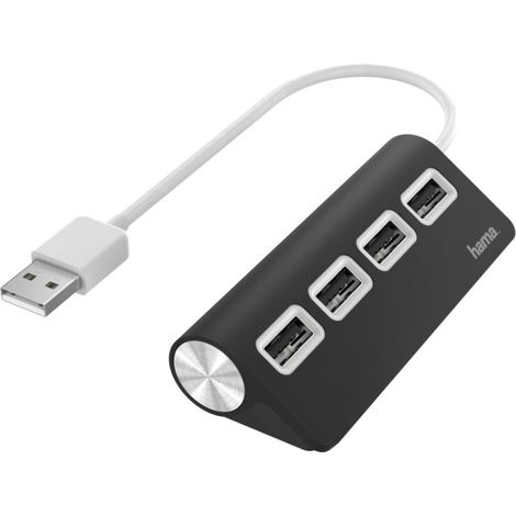 Hama hub usb a 20 4 porte 480 mbits nero (1/2)