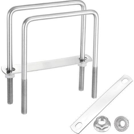2 Jeux De M8 4 Pouces Largeur Intérieure Carrée U Boulons (1/5)