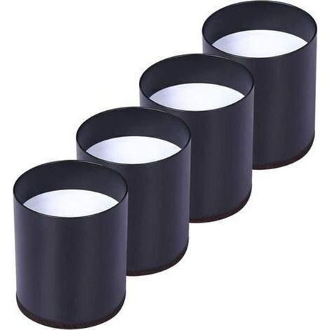 Set of 4 Carbon Steel Bed Leg Risers, Furniture Risers Add 5CM Height, Support 10000 lbs, Table, Chair or Sofa Risers, Space Saving for Desk and Bedding（black）， (1/4)