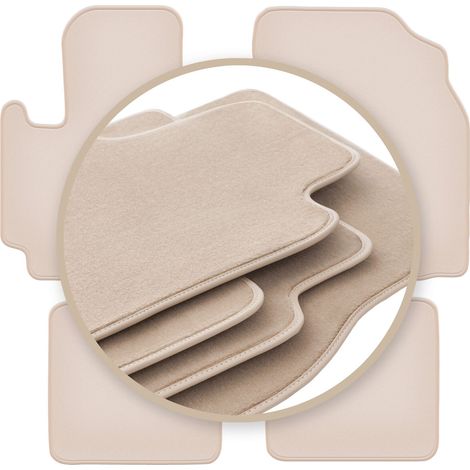 Hochwertige beige Fußmatten für: Toyota RAV4 II 2WD 3-Türer 2001-2005 (1/5)