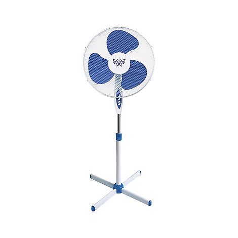 BLAUER SCHMETTERLINGS-TISCHVENTILATOR T.40