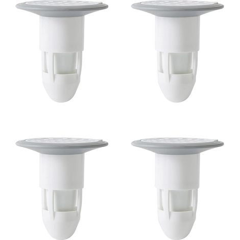 4 Pack Anti-Odor Deodorant for Shower Floor Cleaning, Hotel, Kitchen, Bathroom (White) (1/5)