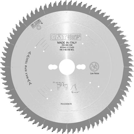 283.080.10M LAMA X TAGLI PRECISIONE HW 250x3.2/2.2x30 Z80 40HiATB -2°NEG (1/5)