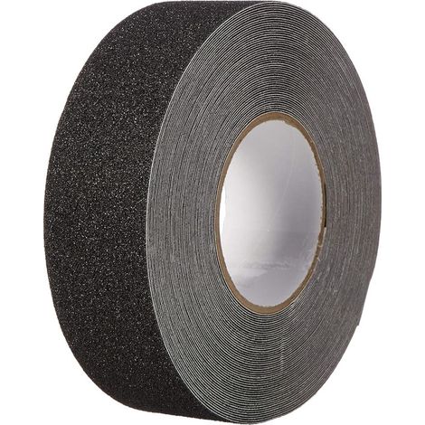 TrAdE Shop Traesio - Nastro Antiscivolo Universale 3m Resistente Autoadesivo Nero 5 Cm X 5 Mt Confezione Da 1 -