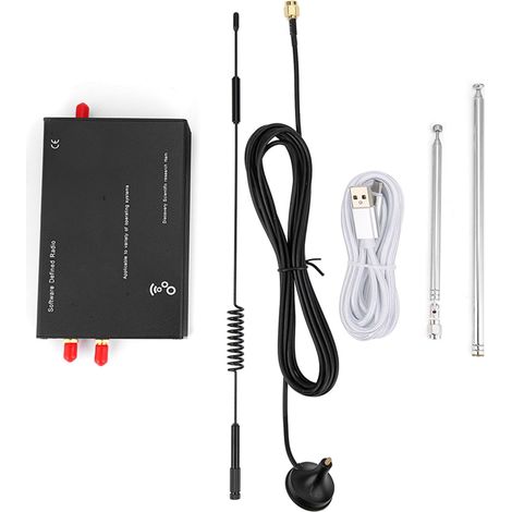 SDR Plateforme Radio Logicielle 1MHz-6GHz, Carte de Développement avec Coque Métallique, Récepteur Émetteur, Idéal pour Radioamateurs et Expérimentateurs (1/5)