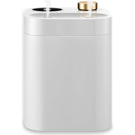 Humidificateur portable et sans fil de 800ml, mini humidificateur à vapeur froide à piles, 28 dB silencieux, rechargeable par USB pour chambre à coucher, maison, bureau, plantes (blanc) (1/5)