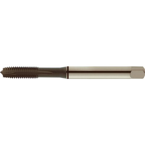 Maschio Meccanico Per Fori Passanti, Rivestimento Tiain, Din 371 B, Filetto M3, Pas 0,5 Millimetri Lunga. Totale: 56 Mm, Gambo Ø 3,5 Mm