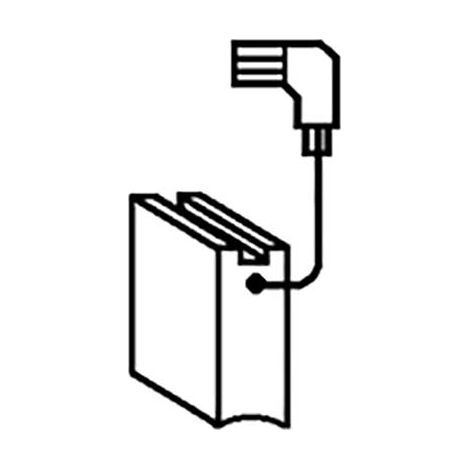 CARBONCINO BOSCH Z0199.01 PORTA - GRAFITE MM 5X 8 H.MM 19 CF=PZ 2- 2 confezioni