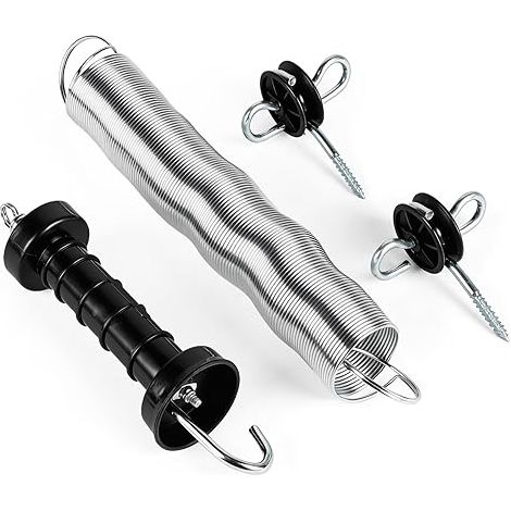 Poignées de Portail de Clôture Électrique Kit  Comprend Isolateur de Clôture Électrique (1/5)