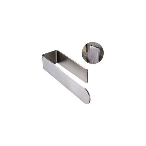 Porte-serviettes sans Perçage Handtuchstange Autocollant Anneau porte-serviettes pour la salle de Bains de Cuisine, acier Inoxydable Brossé (1/5)