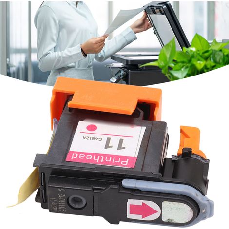 Têtes d'impression de remplacement pour les imprimantes HP 11, y compris les imprimantes HP Designjet 100/110/111/500/510/800/813/850 Magenta. (1/5)