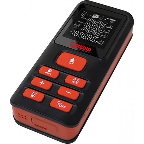 MEDIDOR LASER ROJO - 100 M