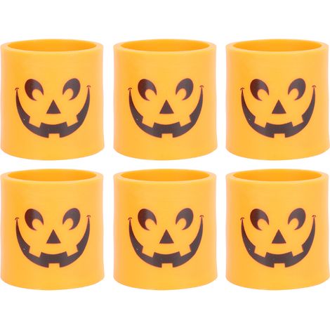 LED citrouille d Halloween à piles bougies sans flamme