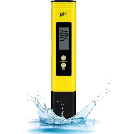 Pool Digital,esteur de qualité de l'eau, Ph Metre Electronique, Testeur pH Mètre PH Metre Electronique avec écran LCD Test de pH pour Piscines Testeur Piscine Testeur Spa Plage de Mesure de 0 à 14 pH (1/5)