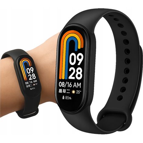 Cinturino per smartband Xiaomi Mi Band 8 9, colore nero.