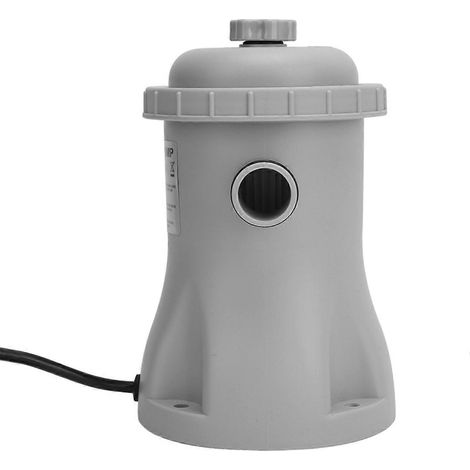 Pompe de filtration gonflable pour piscine, pompe électrique ABS 330 gallons, 16 W, économie d'énergie, faible niveau sonore, pour un nettoyage facile. (1/5)