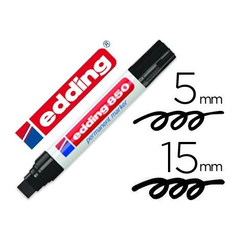 Edding, Permanentmarker, 850, Keilspitze 5-15 mm (SCHWARZ)
