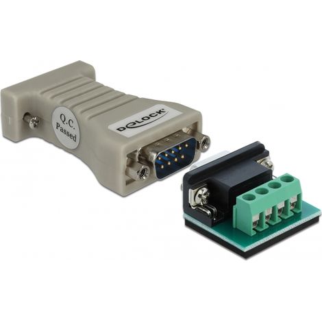 Delock Convertidor 1 x Serie RS-232 DB9 a 1 x Serie RS-485 con protecciÃ³n ESD de 15 kV