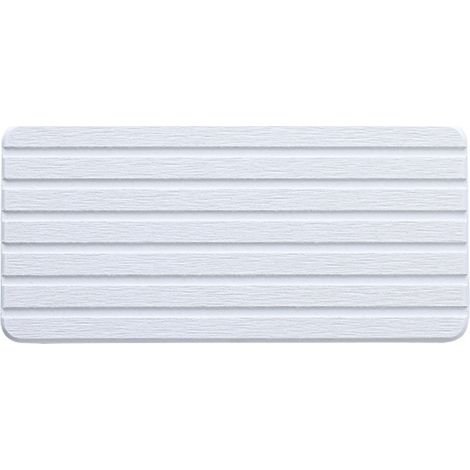 Tapis de toilette rectangulaire en silicone, absorption d'eau rapide, antidérapant, idéal pour salle de bain et hôtel (1/5)