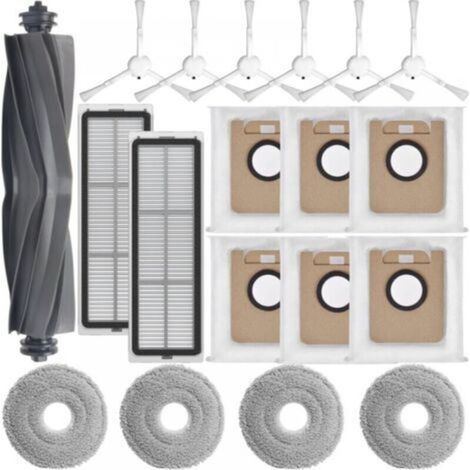 Accessory set for L10s / L10 / L10 robot vacuum cleaner, 1 main brush, 2 filters, 4 cleaning pads, 6 side brushes, 6 dust bags, spare parts (1/5)