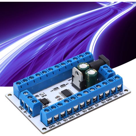 Carte de capteurs RS485 DS18B20 à 8 canaux, enregistreur sans papier MODBUS RTU, automate programmable R4DCB08 (1/5)