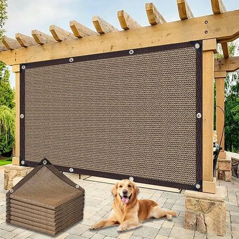 Gewächshaus schattennetz,Sonnensegel 1.5X3m mit ösen Schattierungsnetz,Beschattung Terrassenüberdachung 80% Anti UV Windschutznetz für Pflanze Scheune Außen Hof (1/5)