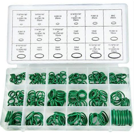 270 joints toriques HNBR pour climatiseur automobile, outils de réparation automobile, caoutchouc pour réfrigérant de climatiseur automobile (1/5)