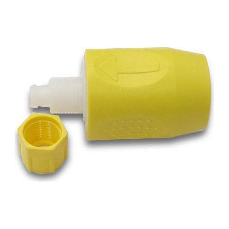 Raccord de flexible jaune pour injecteur extracteur Puzzi - 44460230 - Karcher (1/2)