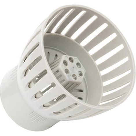 Écumeur de filtre pour bassin à poissons avec sortie de vidange de 55 mm, équipement de filtration pour bassin, collecteur de feuilles, entrée de filtre pour arbres (1/5)