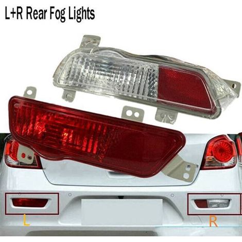 Une paire de feux antibrouillard arrière pour Chevrolet Cruze hatchback (2009-2016). (1/4)