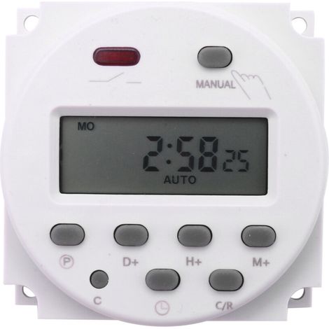Neuer programmierbarer Timer mit LCD-Digitalanzeige und 12V 16A Relais