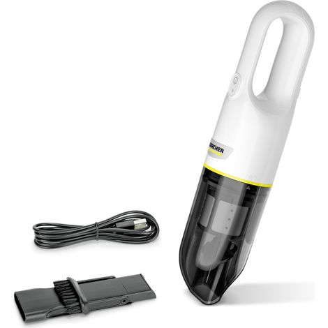 Staubsauger KÄRCHER Akku-Handstaubsauger CVH 3: Leistungsstark, flexibel & immer einsatzbereit – entfernt Schmutz, Haare & Staub. Inkl. 2-stufigem Filtersystem, HEPA-Filter & USB-C Ladefunktion